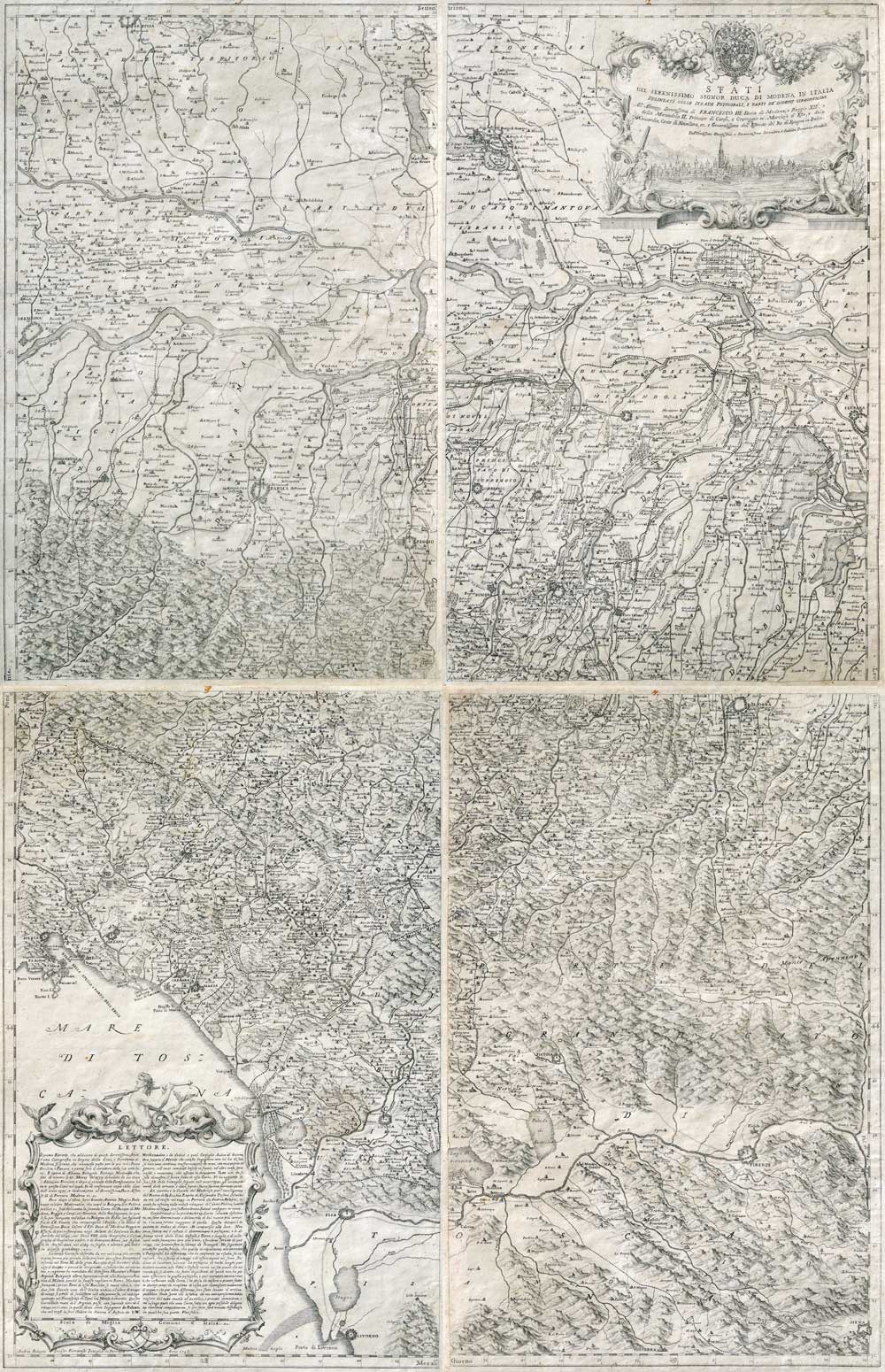 Vandelli Stati Duca Modena